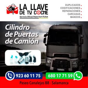cilindro de puertas de camion