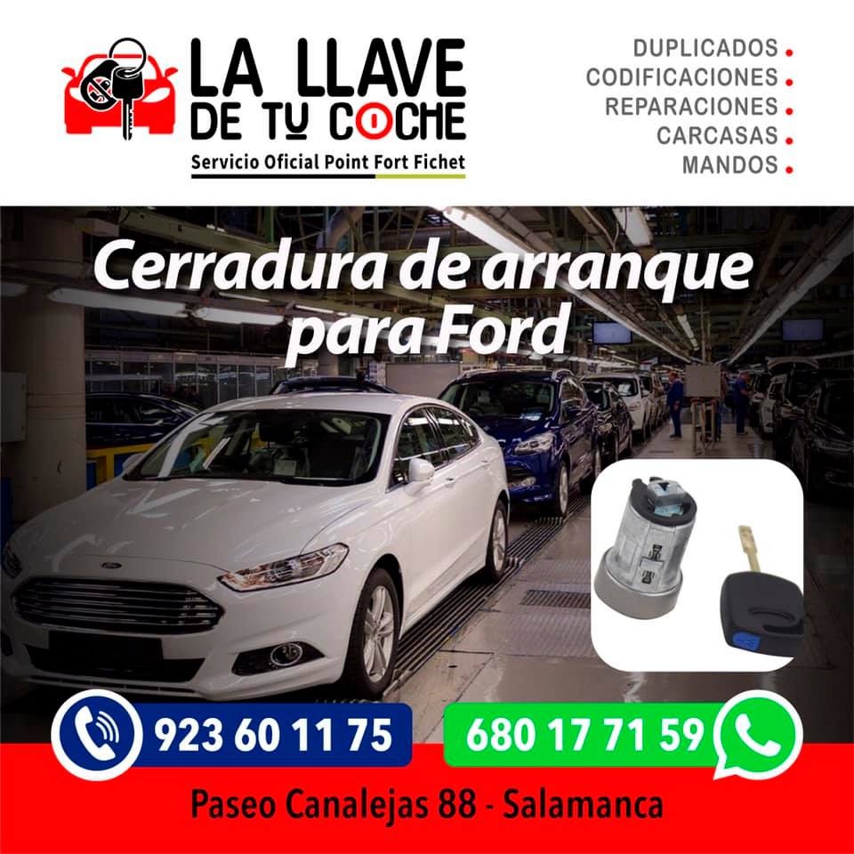 Servicio cambio de cerradura de arranque Ford en Salamanca