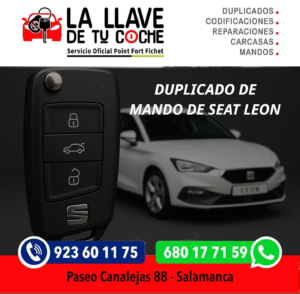 Mando llave SEAT LEON