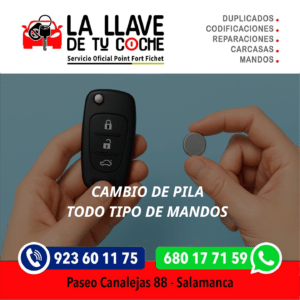 cambio de pilas todo tipo de mandos en salamanca