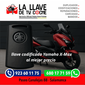 llave codificada yamaha xmax