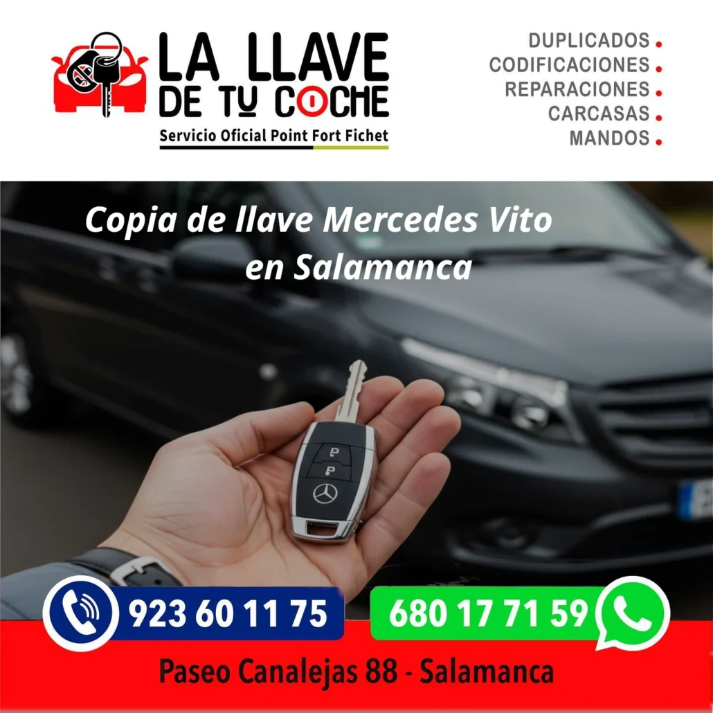 "copia","llave","Mercedes Vito","Salamanca","duplicados","mandos".