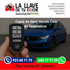 Copia de llave Honda Civic
