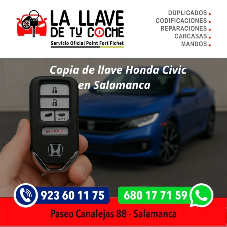 Copia de llave Honda Civic