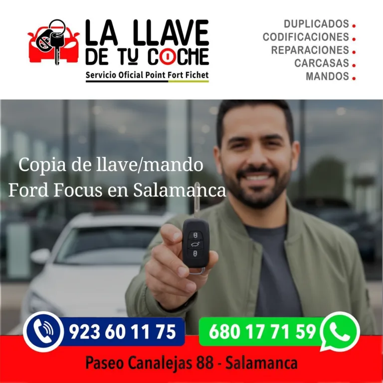 copia llave mando Ford-focus